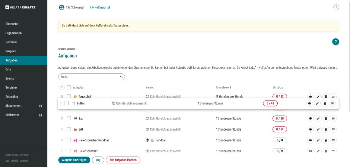 Aufgaben: Sortierung und Erstellung/Bearbeitung